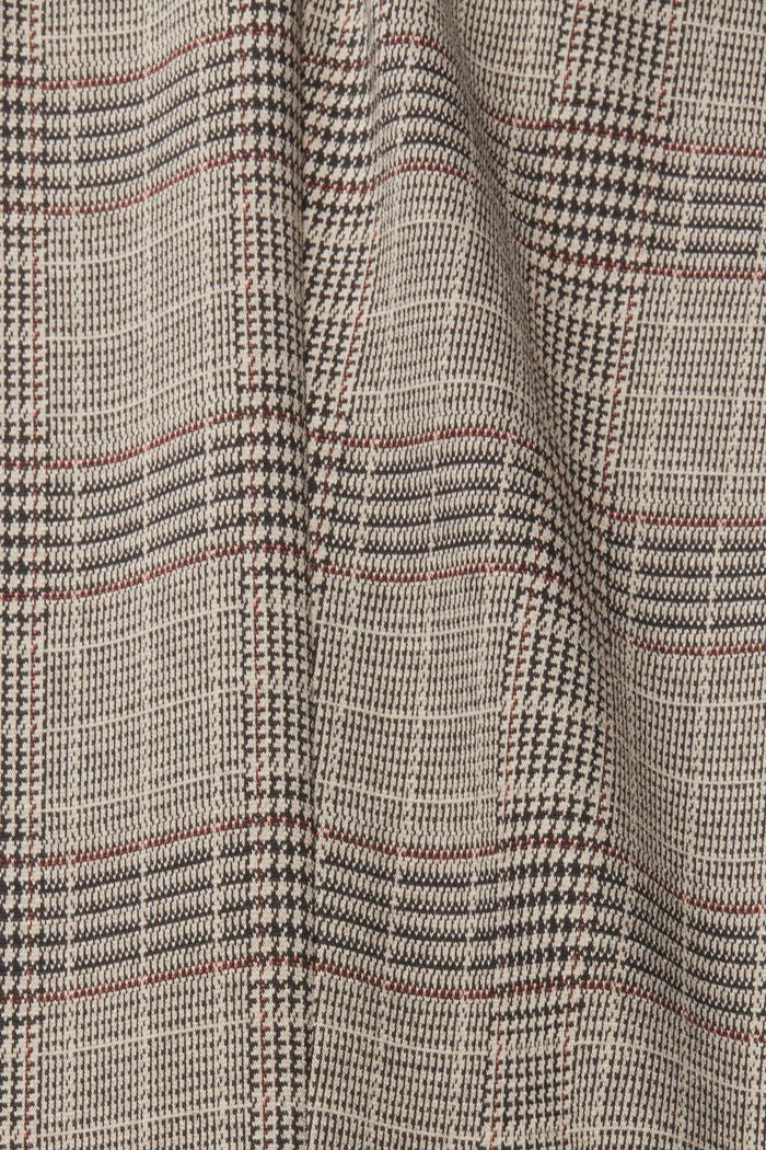 Spodnie dzwony PRINCE OF WALES CHECK mix & match, BEIGE, detail image number 5