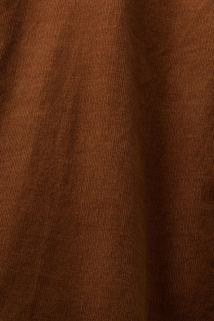 Sztruksowa koszula, 100% bawełny, BARK, detail image number 5