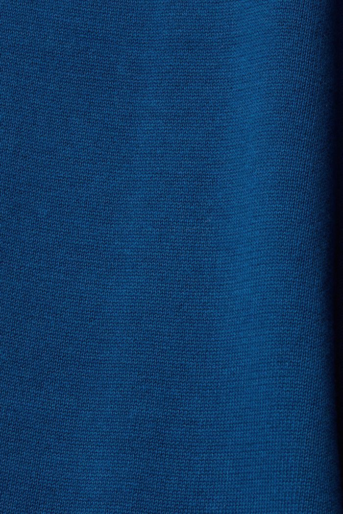 Sukienka z półgolfem, PETROL BLUE, detail image number 1
