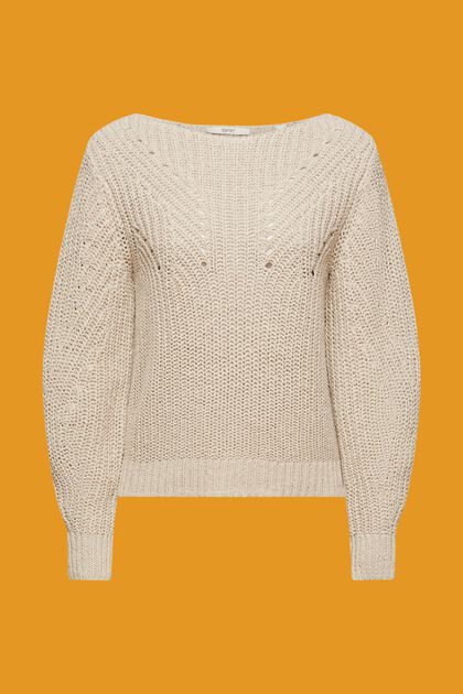 Ażurowy sweter