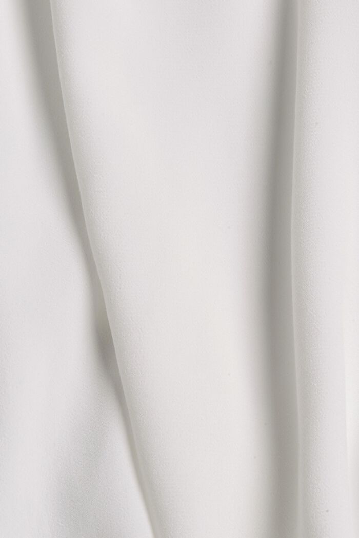 Bluzka z szerokimi mankietami, LENZING™ ECOVERO™, OFF WHITE, detail image number 4
