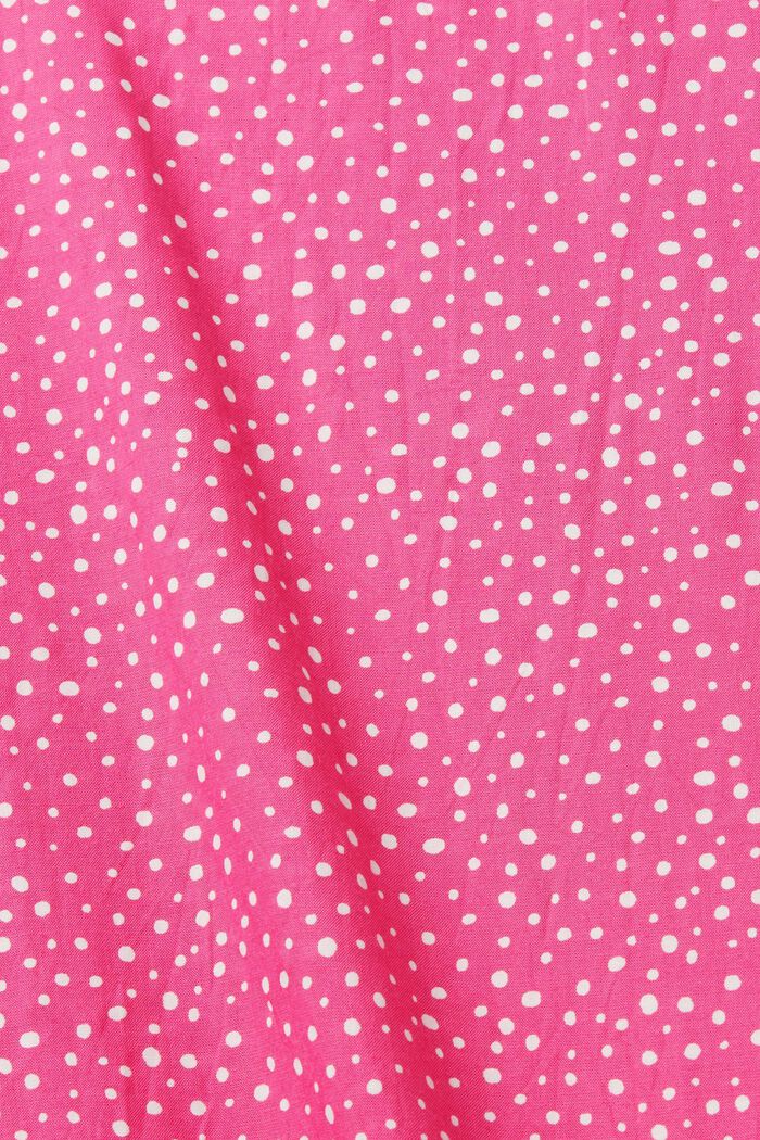 Wzorzysta bluzka, LENZING™ ECOVERO™, PINK FUCHSIA, detail image number 5