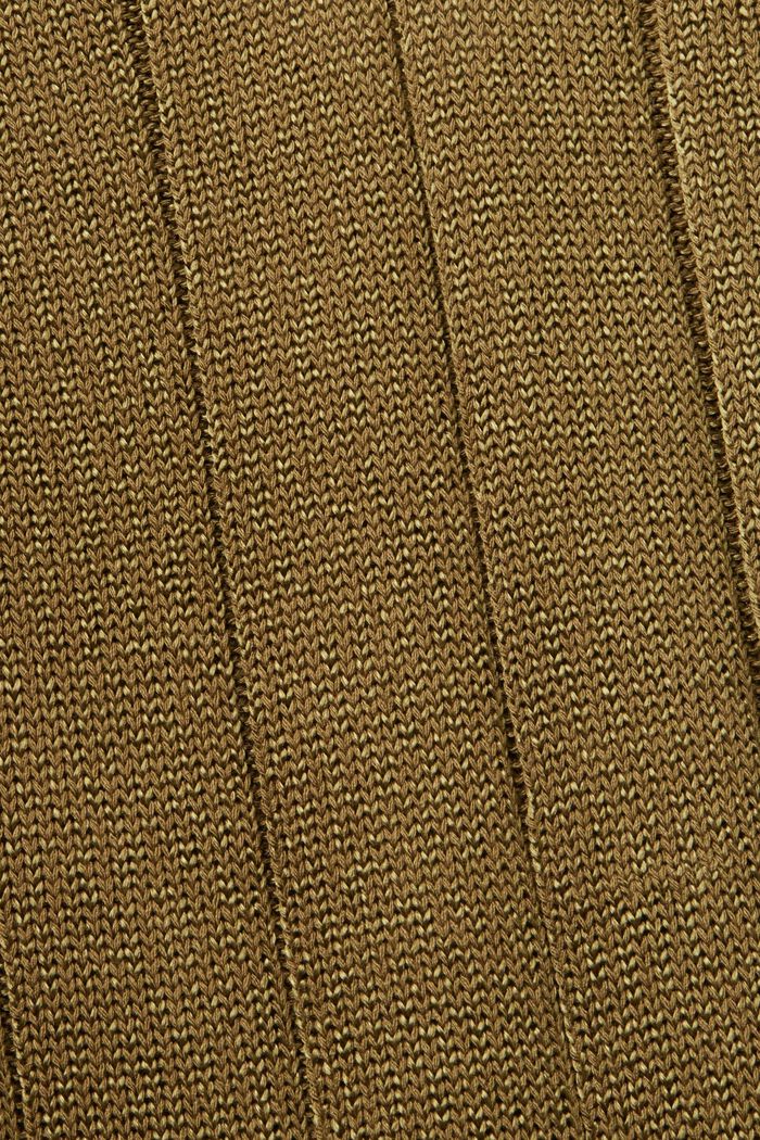 Tank top z dzianiny, OLIVE, detail image number 5