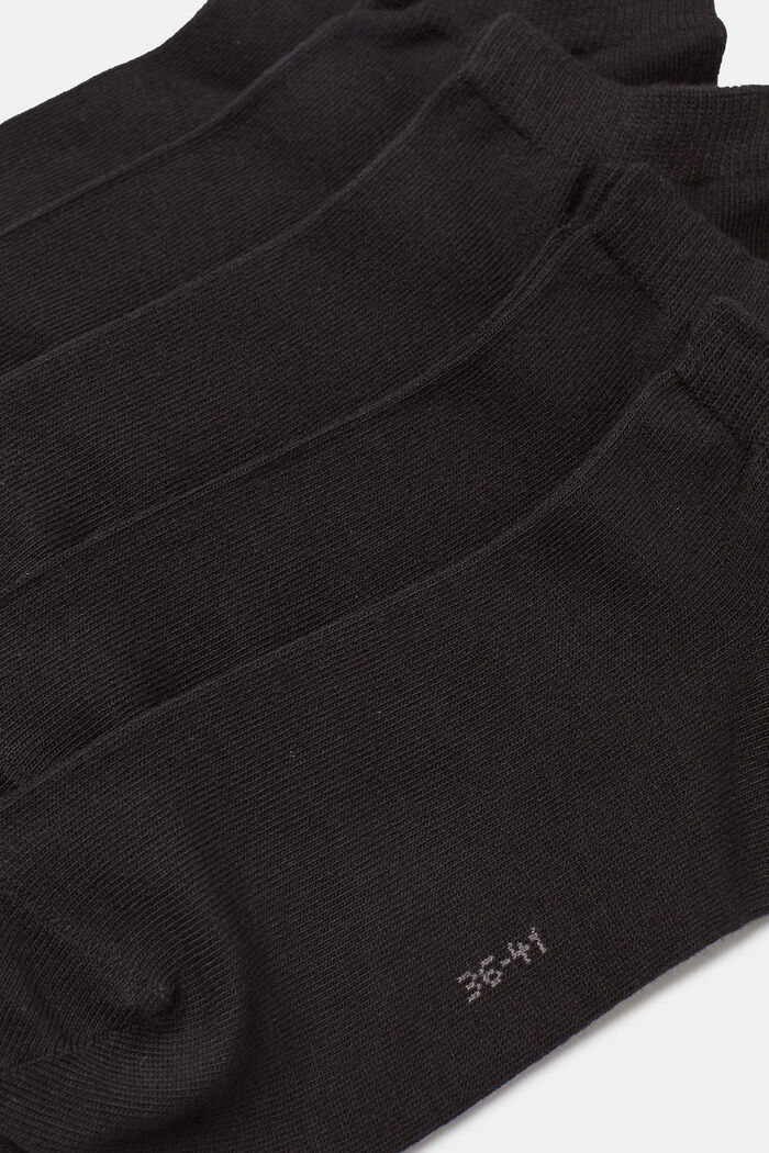 5 par skarpet z mieszanki bawełnianej, BLACK, detail image number 2
