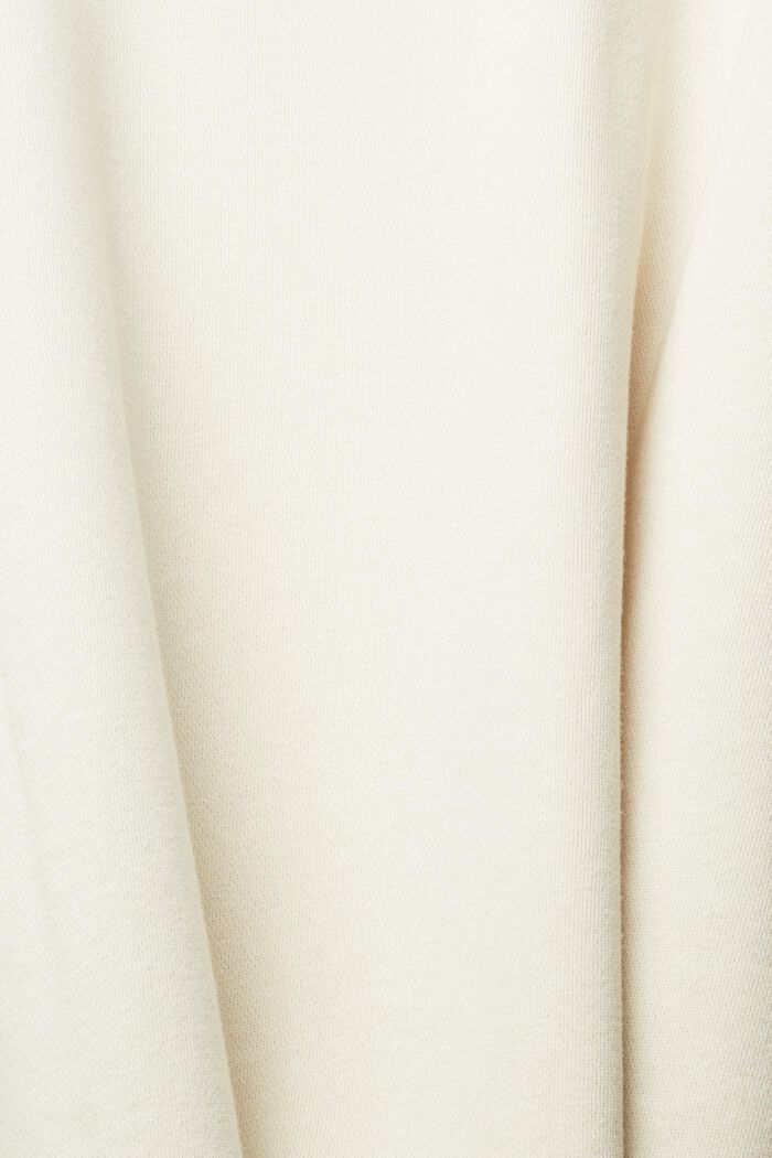 Jednokolorowa bluza o fasonie regular fit, CREAM BEIGE, detail image number 1