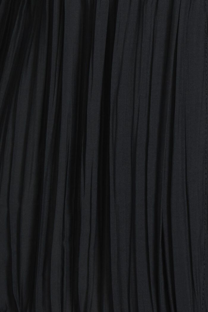 Plisowana kurtka ze stójką, BLACK, detail image number 4