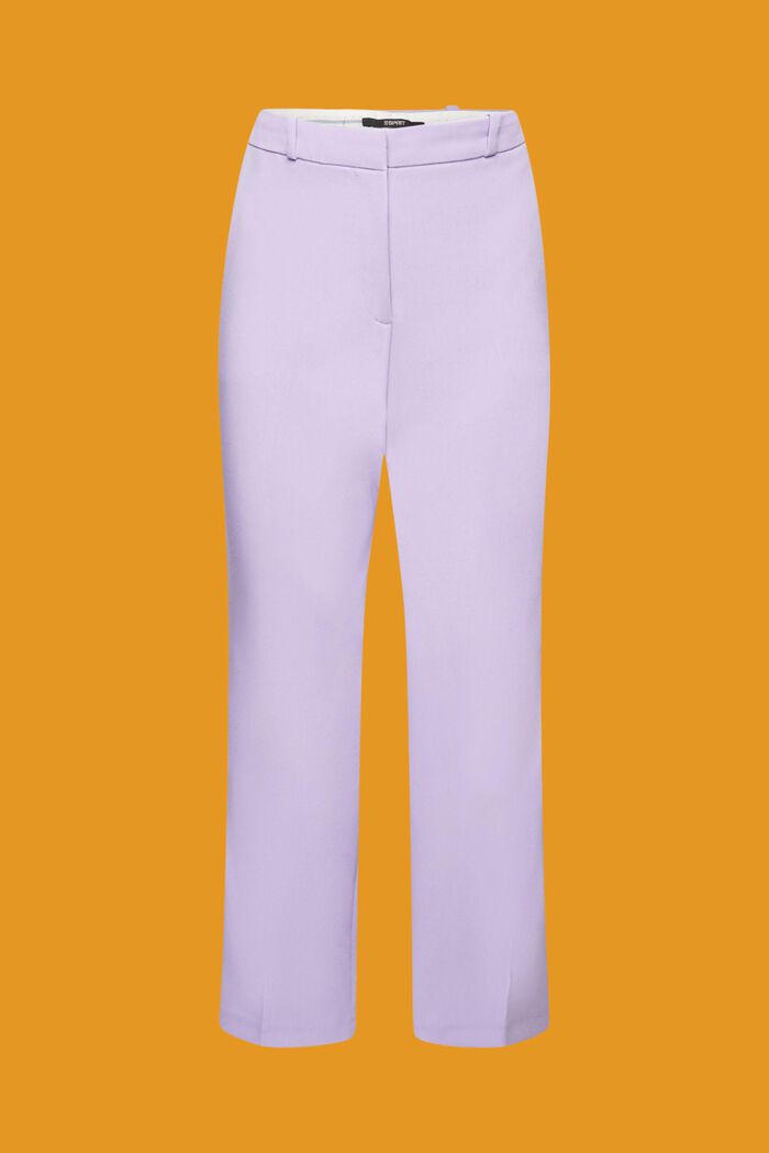 Skrócone spodnie w biznesowym stylu, LAVENDER, detail image number 6