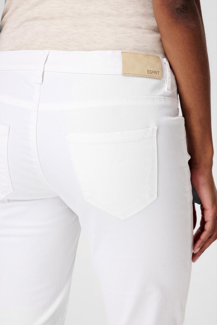 MATERNITY Spodnie z panelem na brzuch, BRIGHT WHITE, detail image number 1