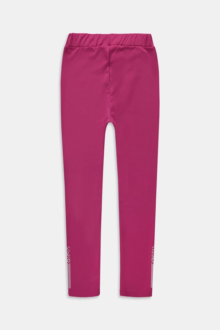 Pants knitted, PINK FUCHSIA, detail image number 1