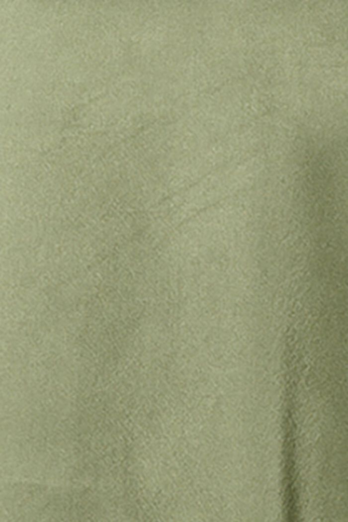 MATERNITY Sukienka satynowa z paskiem, OLIVE GREEN, detail image number 3