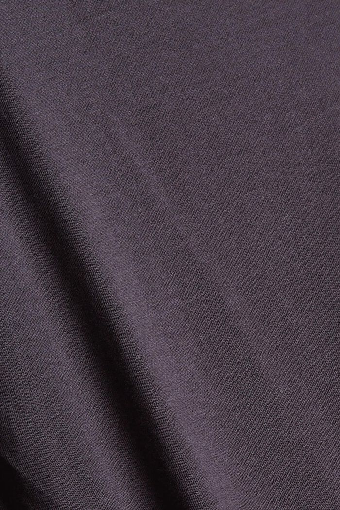 Długa piżama z bawełny organicznej, DARK GREY, detail image number 2