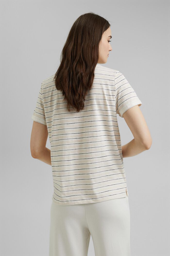 T-shirt z nadrukiem w 100% z bawełny organicznej, OFF WHITE, detail image number 3