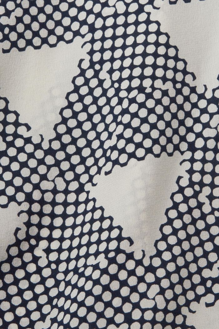 Wzorzysta bluzka, 100% bawełny, DARK BLUE, detail image number 5