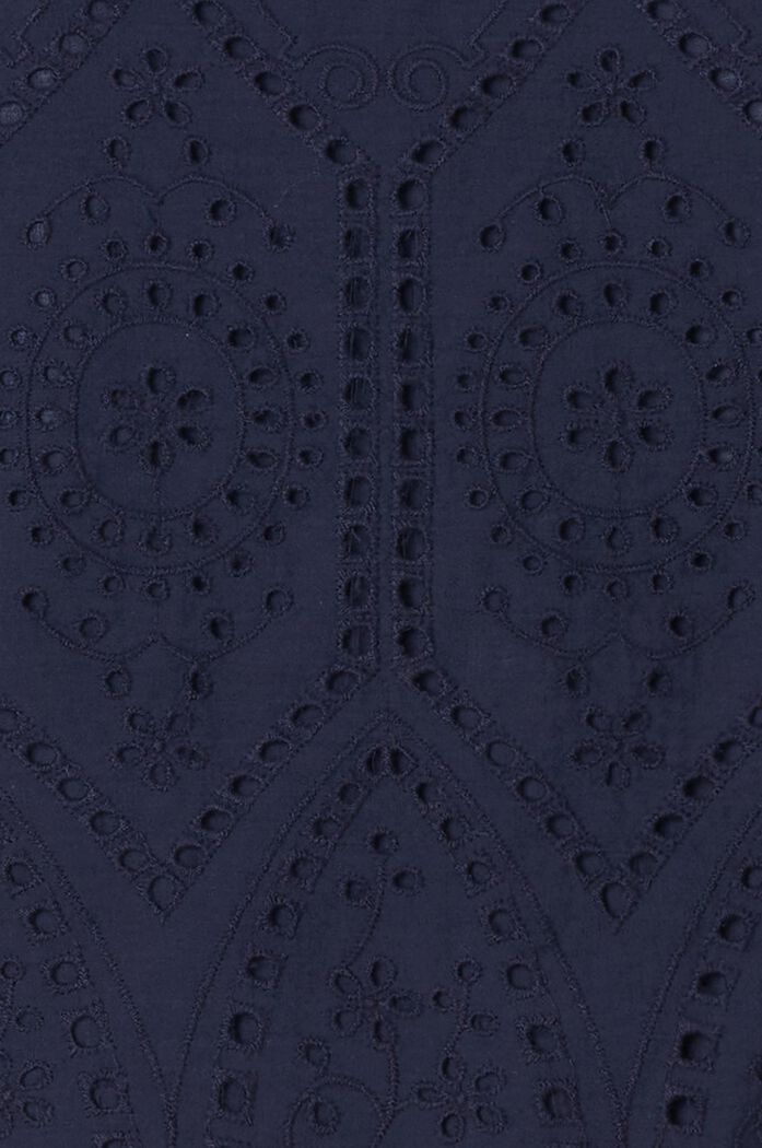 Sukienka z haftem angielskim z funkcją karmienia, NIGHT SKY BLUE, detail image number 5