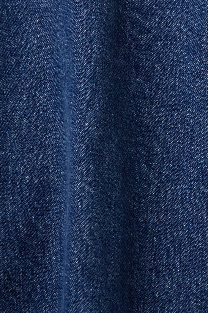 Oversizowa kurtka dżinsowa, 100% bawełny, BLUE MEDIUM WASHED, detail image number 4