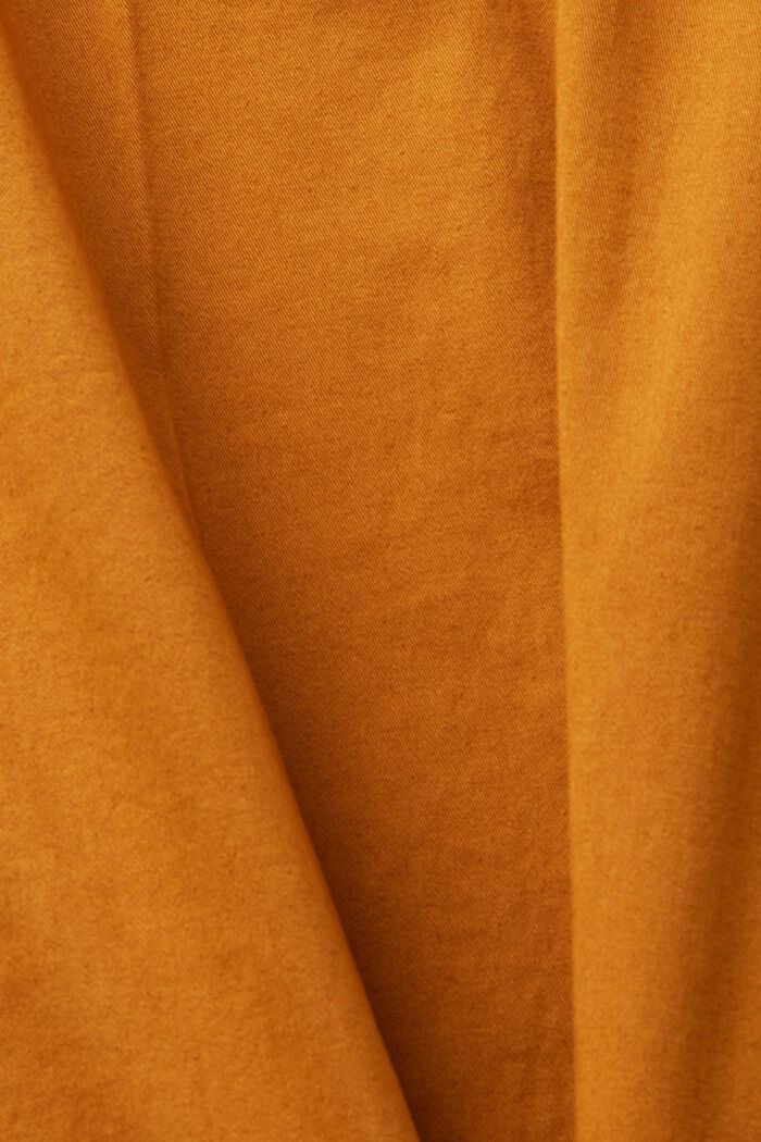 Elastyczne spodnie chino z bawełny, CARAMEL, detail image number 5
