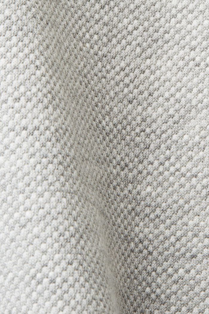 Bluza z kapturem, bez rękawów z detalem w postaci grubego sznurka, LIGHT GREY, detail image number 6