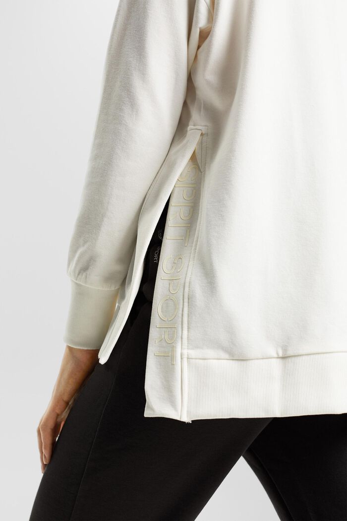 Bluza z bawełny ekologicznej, OFF WHITE, detail image number 2