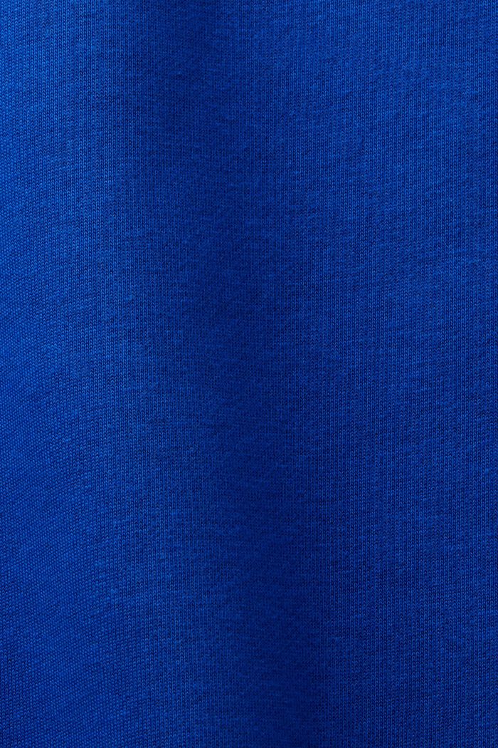 Bluza unisex z logo z bawełnianego polaru, BRIGHT BLUE, detail image number 7
