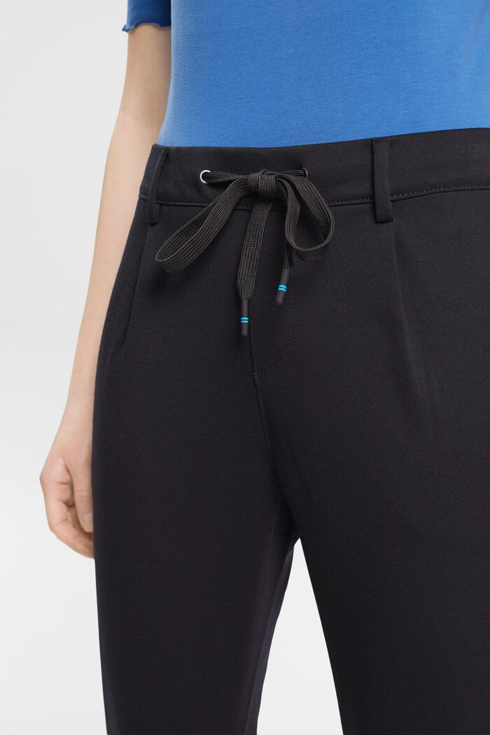 Spodnie w stylu joggersów, BLACK, detail image number 3