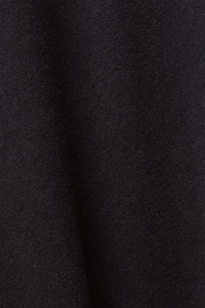 Farbowany po uszyciu T-shirt z jerseyu, 100% bawełna, BLACK, detail image number 5