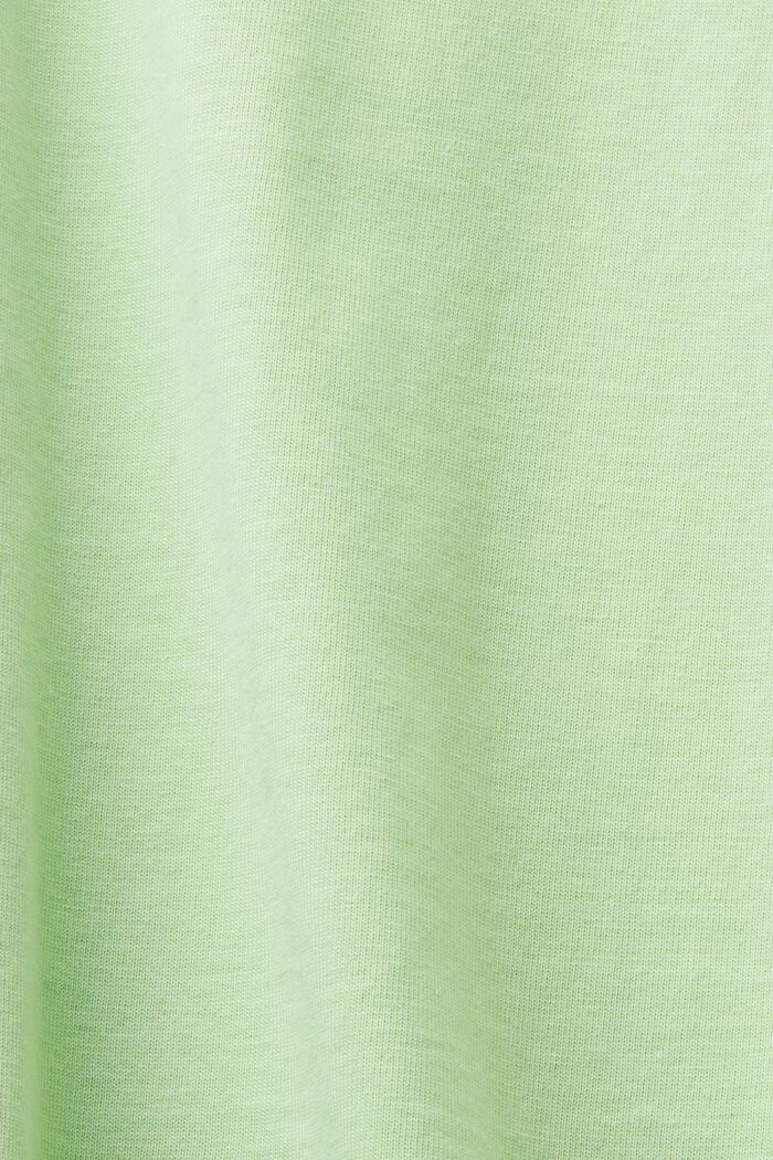 T-shirt z okrągłym dekoltem, LIGHT GREEN, detail image number 4