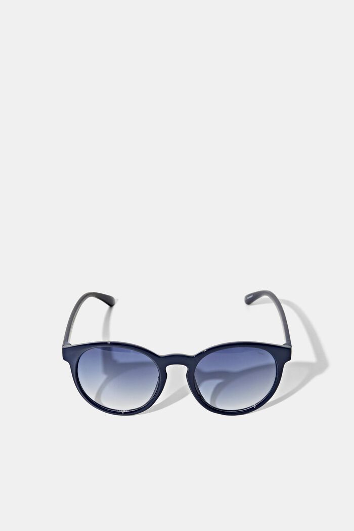 Okrągłe okulary przeciwsłoneczne w stylu retro, NAVY BLUE, detail image number 4