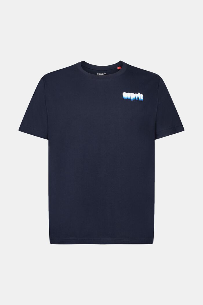 T-shirt z dżerseju z nadrukiem, 100% bawełna, NAVY, detail image number 6