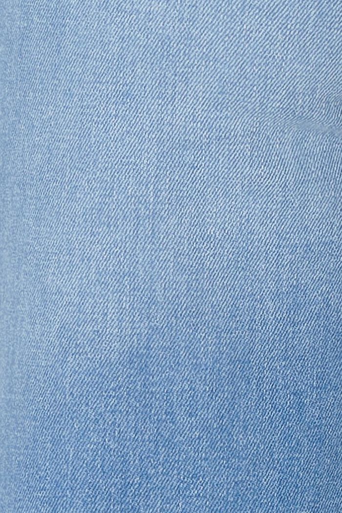 Dżinsy z prostymi nogawkami z panelem na brzuch, BLUE MEDIUM WASHED, detail image number 2