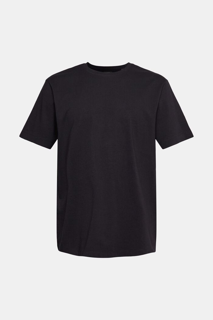 Jednokolorowy T-shirt, BLACK, detail image number 2