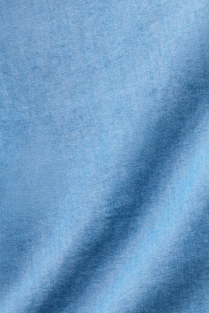 Skrócona bluzka dżinsowa, BLUE LIGHT WASHED, detail image number 5