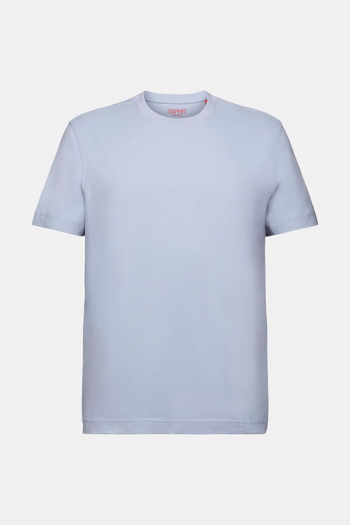 T-shirt z dżerseju z bawełny, LIGHT BLUE LAVENDER, detail image number 6