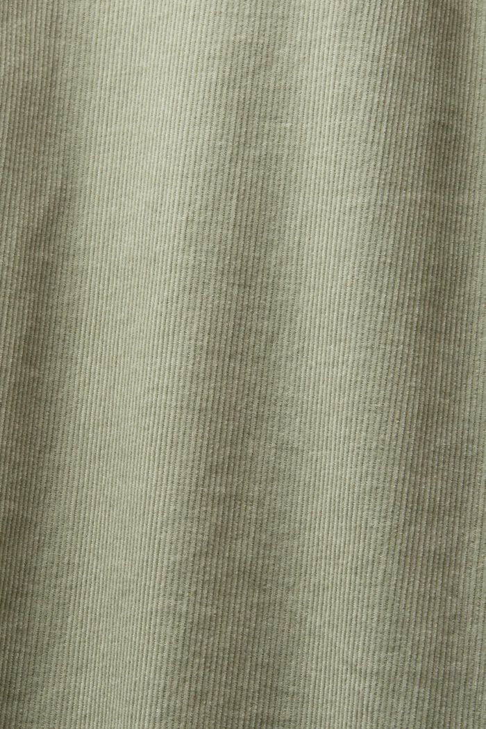 Sztruksowa koszula, 100% bawełny, DUSTY GREEN, detail image number 5