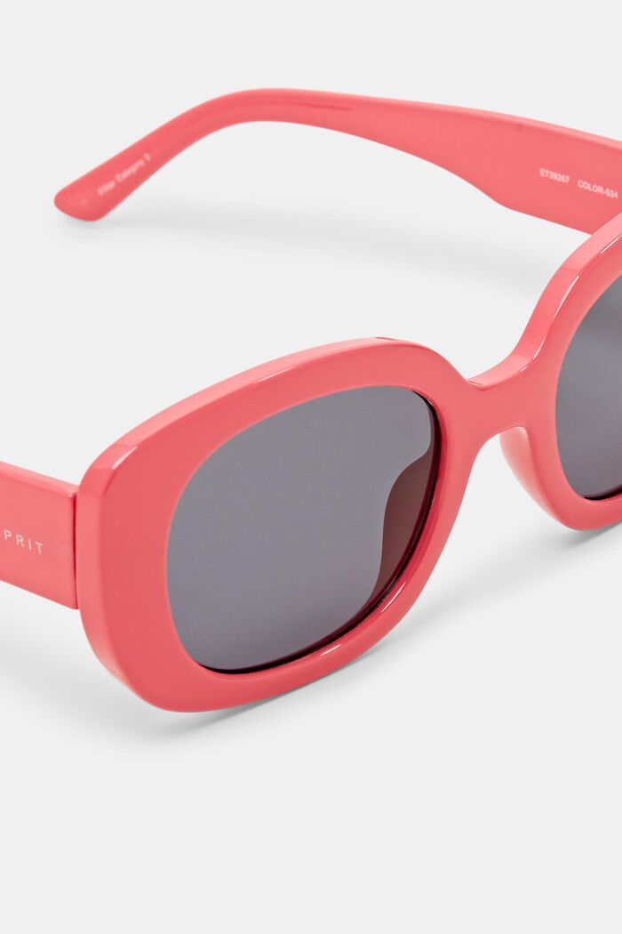 Okulary przeciwsłoneczne z kwadratowymi oprawkami, PINK, detail image number 1