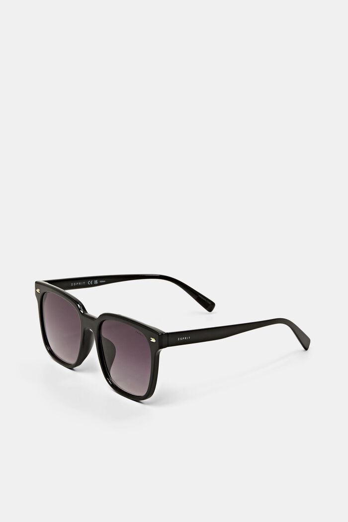 Lekkie okulary przeciwsłoneczne z acetatu, BLACK, detail image number 2