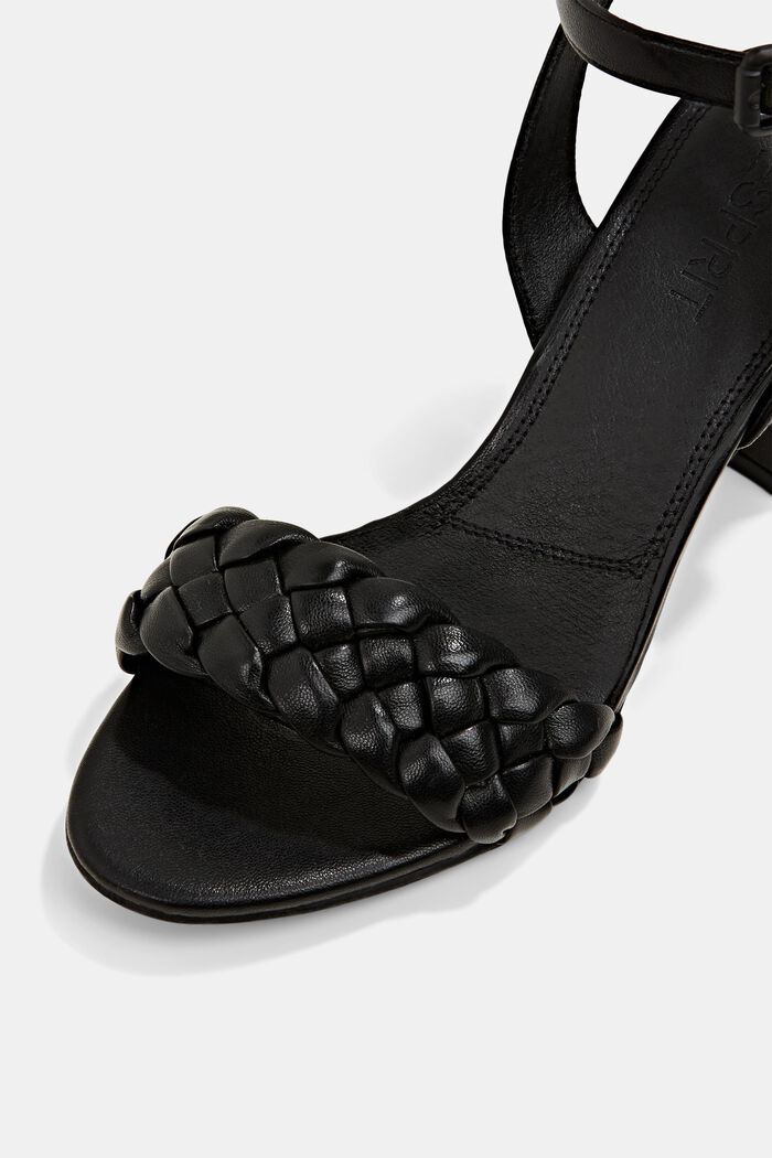 Sandały z obcasem blokowym, BLACK, detail image number 4