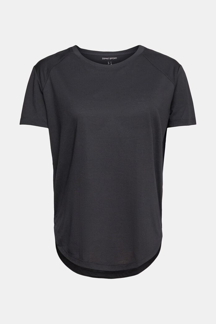 T-shirt Active, LENZING™ ECOVERO™, BLACK, detail image number 8