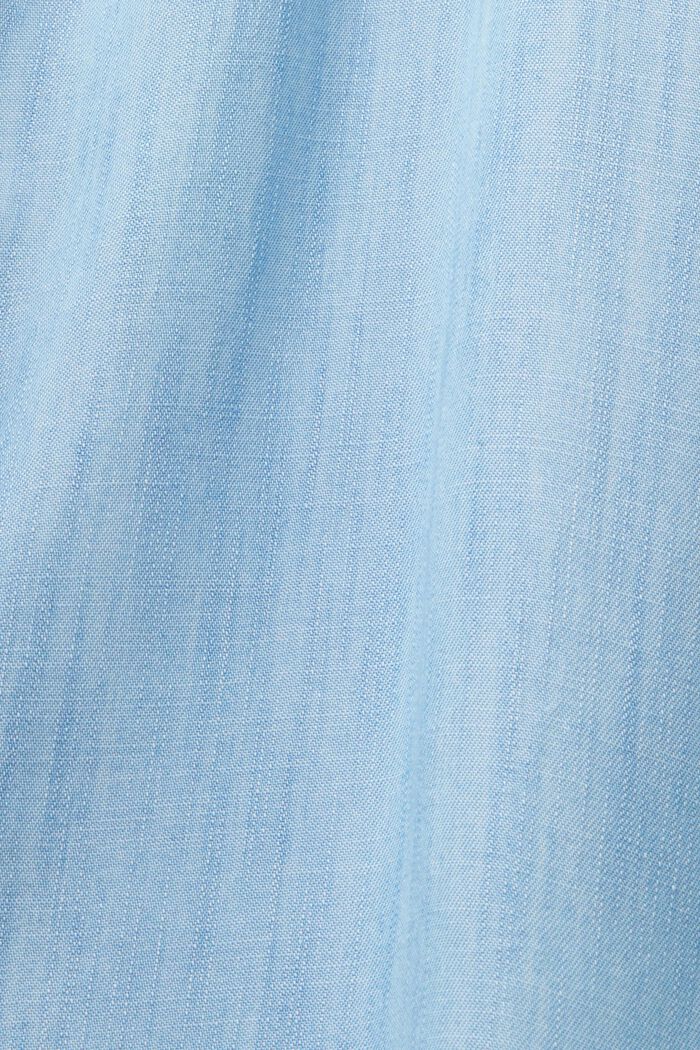Z tkaniny TENCEL™: spódnica midi o wyglądzie dżinsu, BLUE LIGHT WASHED, detail image number 6