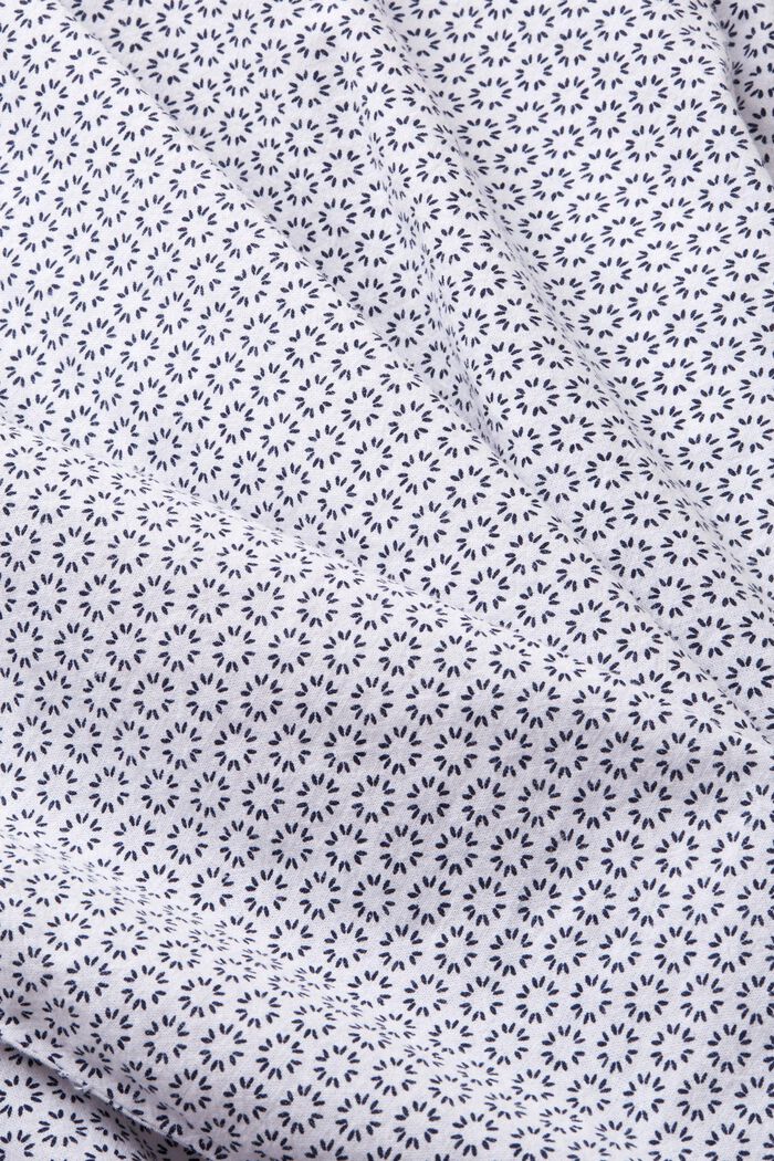 Koszula z nadrukiem z mieszanki lnianej, WHITE, detail image number 4
