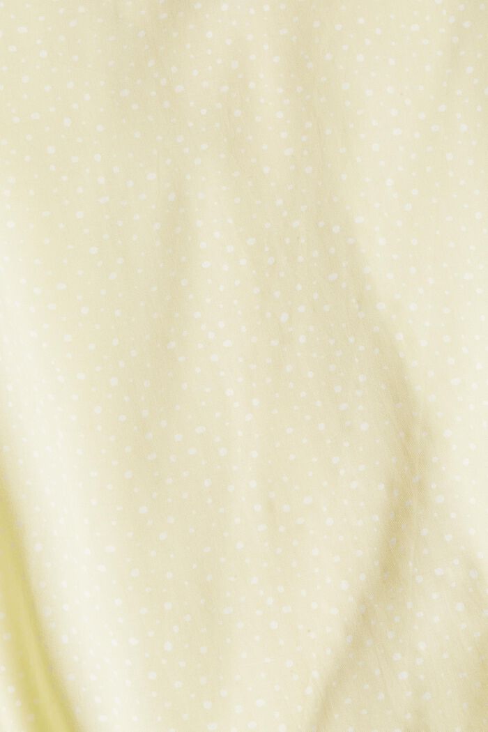 Bluzka z nadrukiem z LENZING™ ECOVERO™, PASTEL YELLOW, detail image number 4