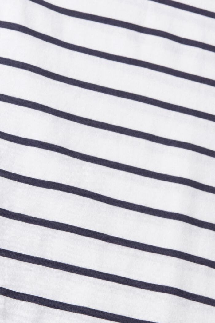 Z włóknem TENCEL™: T-shirt w paski,  NEW WHITE, detail image number 4