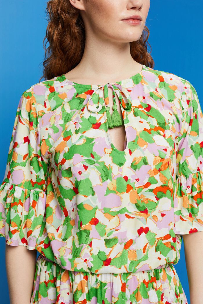 Plażowa sukienka mini, LENZING™ ECOVERO™, GREEN, detail image number 2