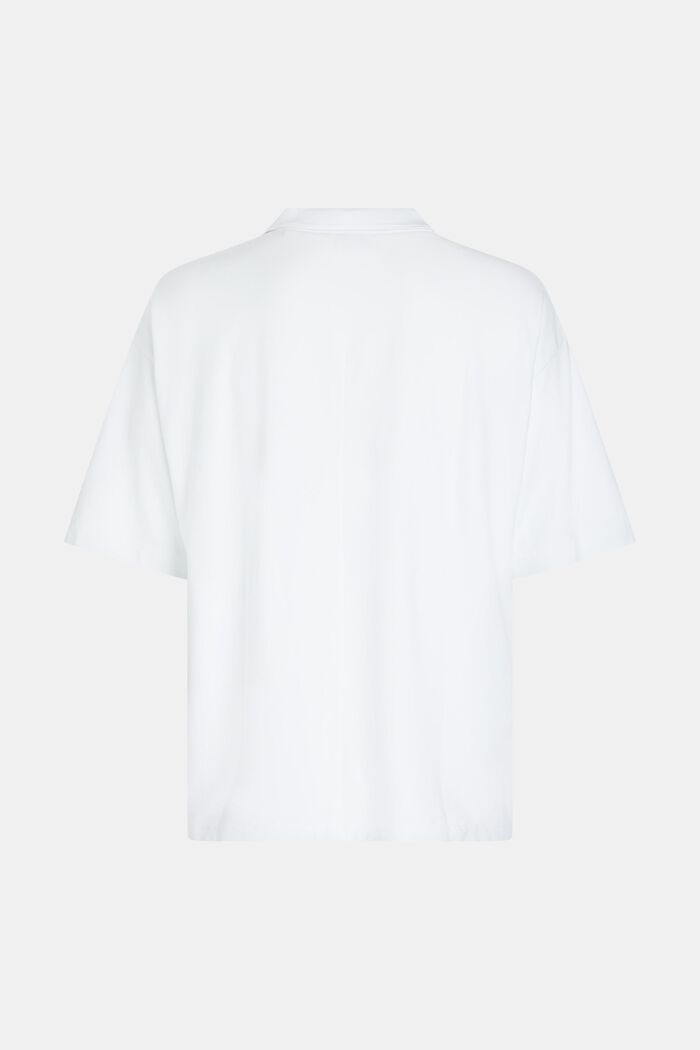 Koszulka polo z kolekcji Dolphin Tennis Club, fason relaxed, WHITE, detail image number 5