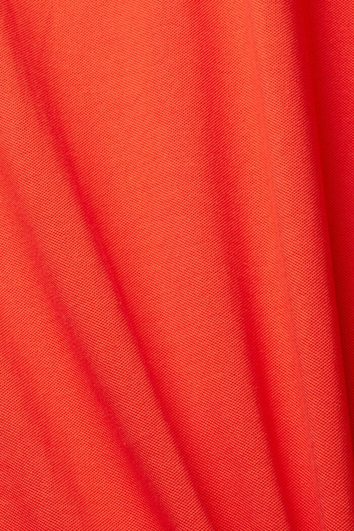 Koszulka polo z piki bawełnianej, RED, detail image number 1