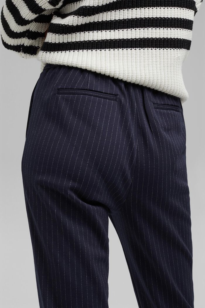 PINSTRIPE MIX + MATCH Joggersy, NAVY, detail image number 5