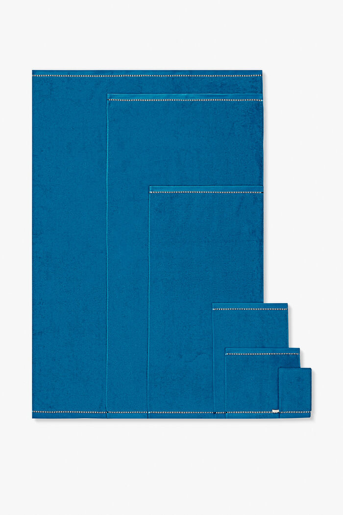 Z TENCELEM™: seria jednokolorowych ręczników z froty, OCEAN BLUE, detail image number 0