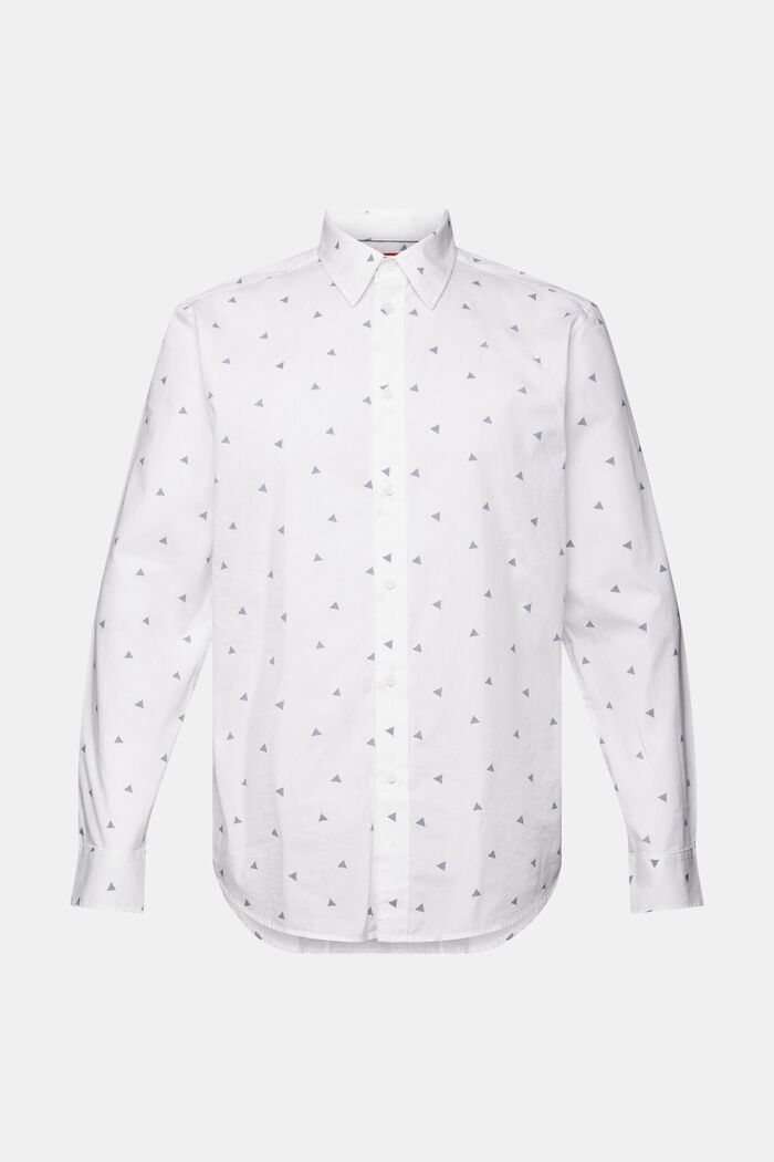 Wzorzysta koszula, 100% bawełny, NEW WHITE, detail image number 5
