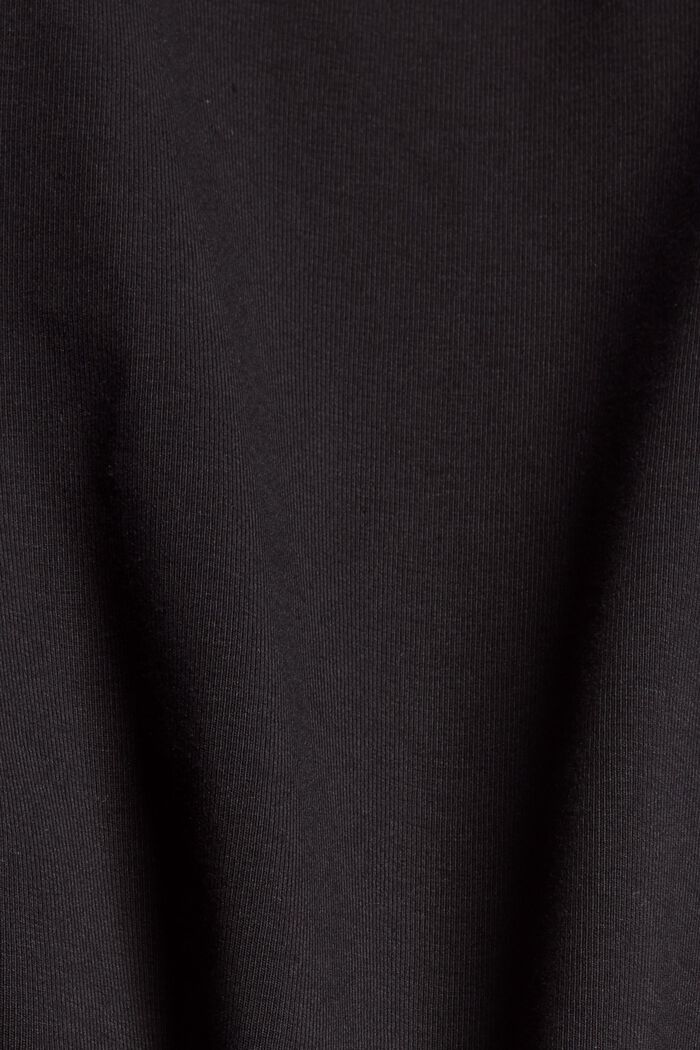 Legginsy z bawełny organicznej, BLACK, detail image number 4