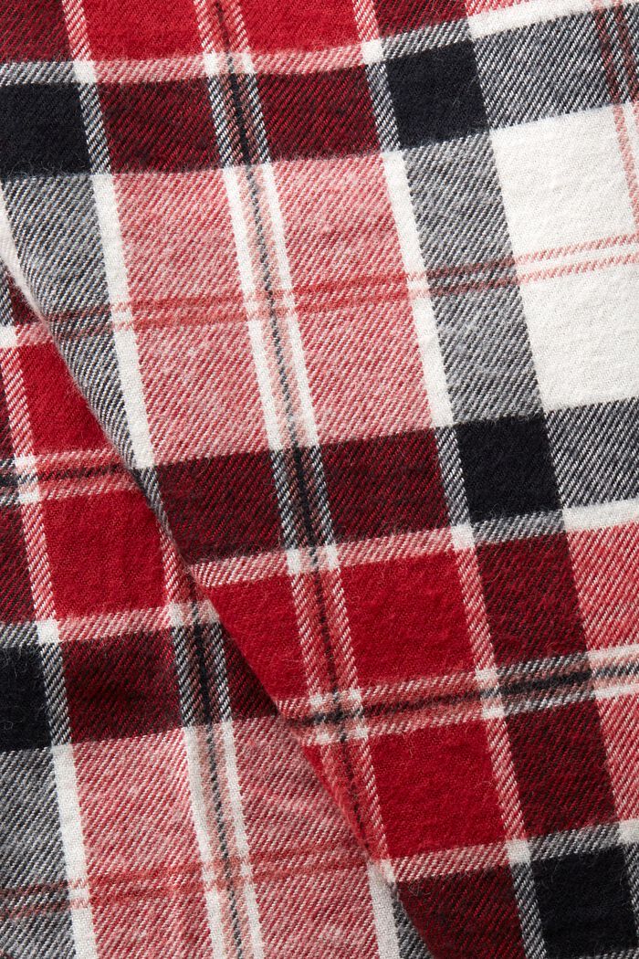 Flanelowa piżama w kratkę, NEW RED, detail image number 4