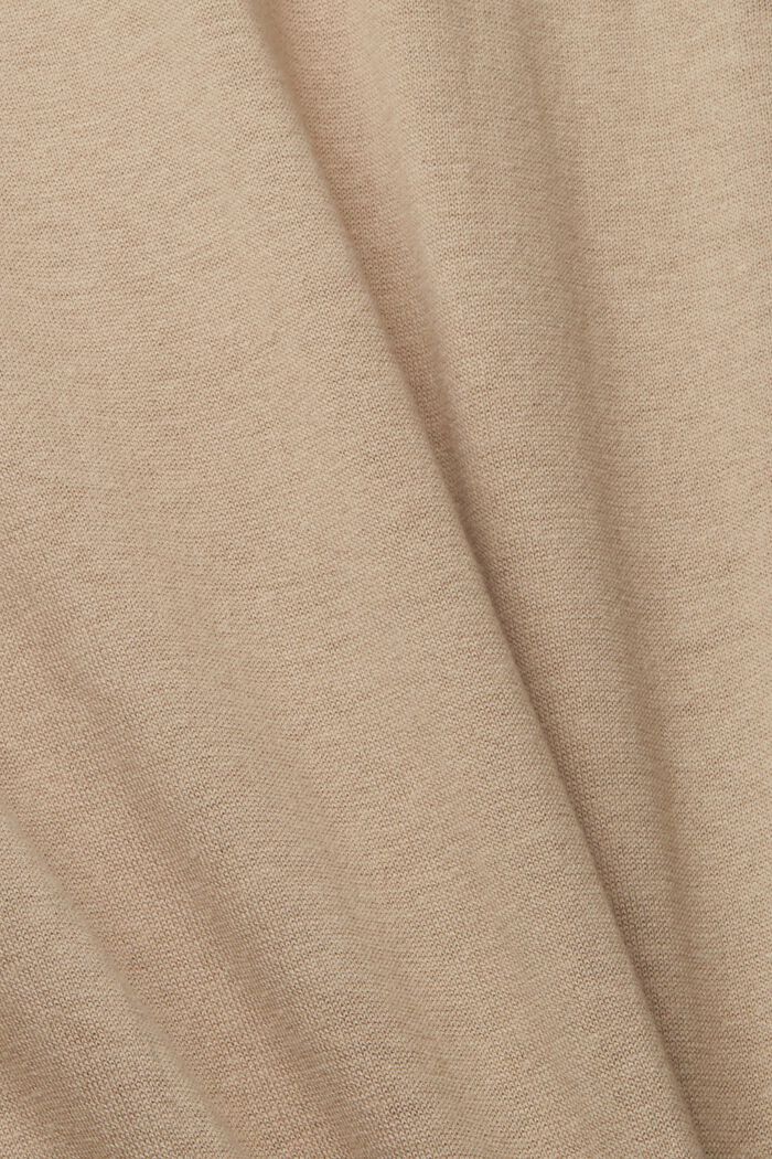 Z włóknem TENCEL™: koszulka polo z długim rękawem, PALE KHAKI, detail image number 1